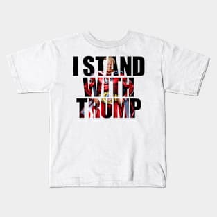 I Stand with Trump Kids T-Shirt